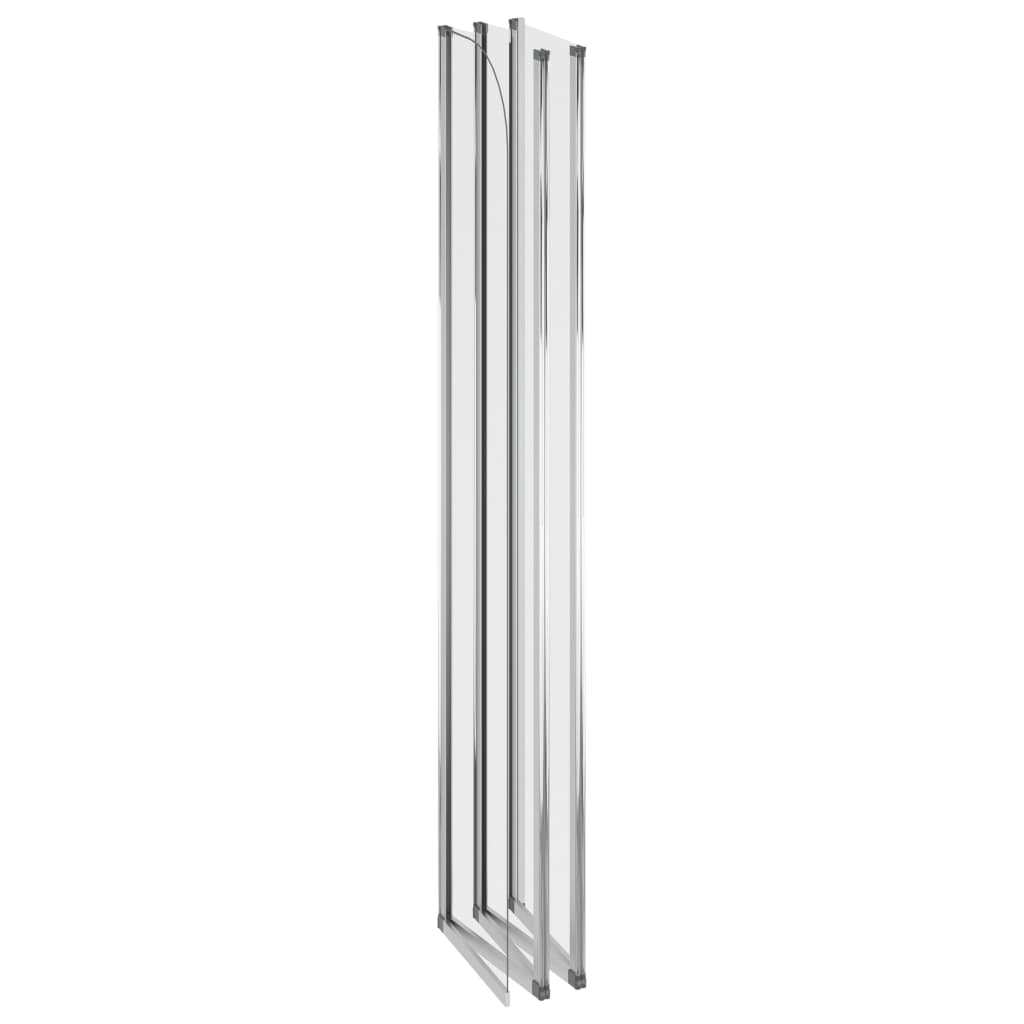 Bath Enclosure 120x140 cm Tempered Glass Transparent- Shower Doors & Enclosures - HomeShopIreland - Home Shop Ireland - Shower Doors & Enclosures - Bath Enclosure 120x140 cm Tempered Glass Transparent
