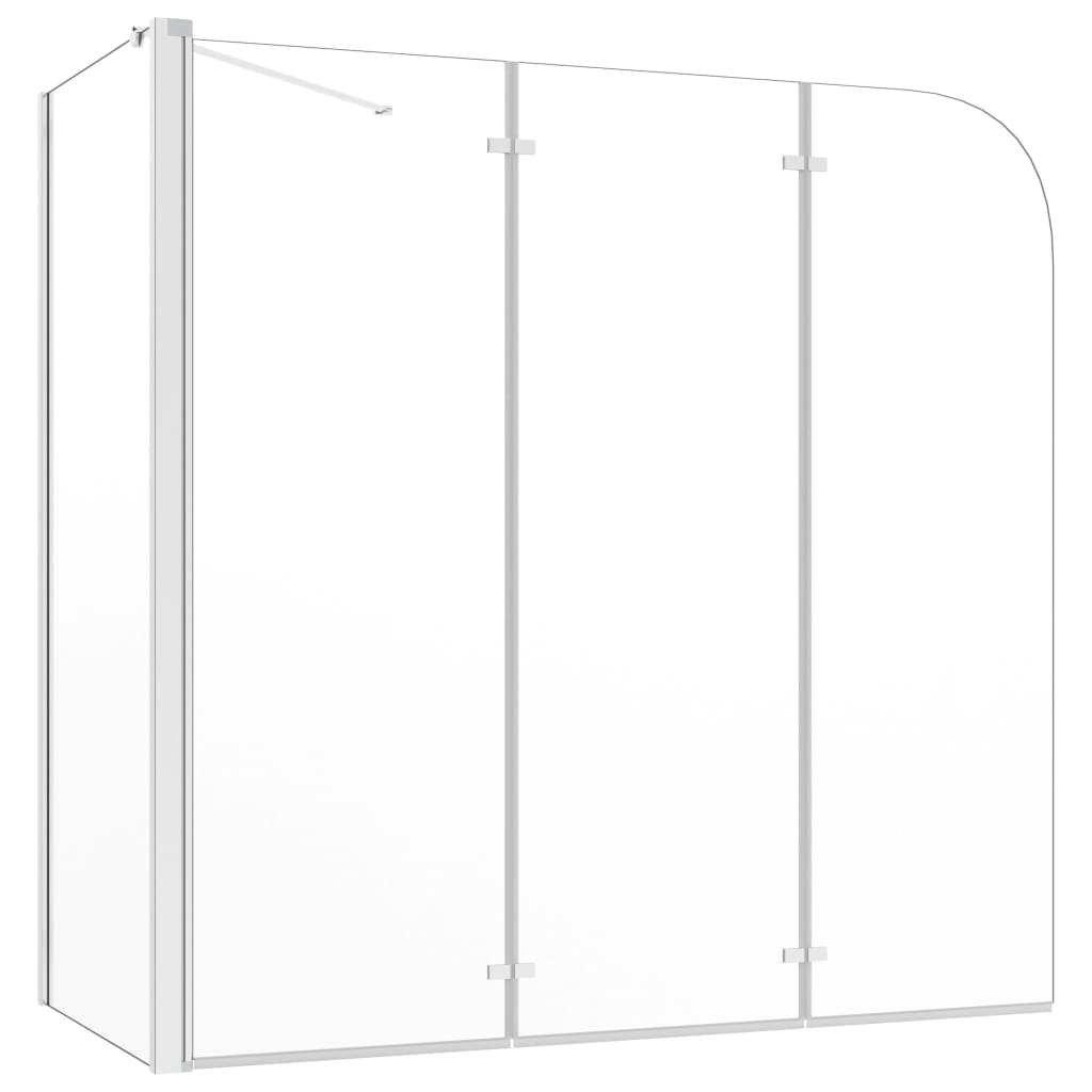 Bath Enclosure 120x69x130 cm Tempered Glass Transparent- Shower Doors & Enclosures - HomeShopIreland - Home Shop Ireland - Shower Doors & Enclosures - Bath Enclosure 120x69x130 cm Tempered Glass Transparent