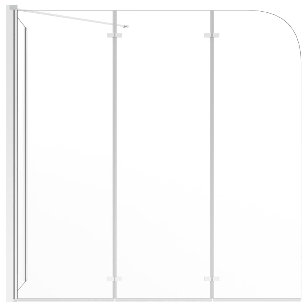 Bath Enclosure 120x69x130 cm Tempered Glass Transparent- Shower Doors & Enclosures - HomeShopIreland - Home Shop Ireland - Shower Doors & Enclosures - Bath Enclosure 120x69x130 cm Tempered Glass Transparent
