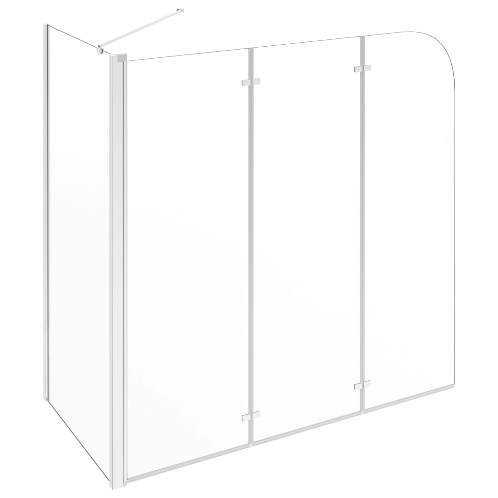Bath Enclosure 120x69x130 cm Tempered Glass Transparent- Shower Doors & Enclosures - HomeShopIreland - Home Shop Ireland - Shower Doors & Enclosures - Bath Enclosure 120x69x130 cm Tempered Glass Transparent