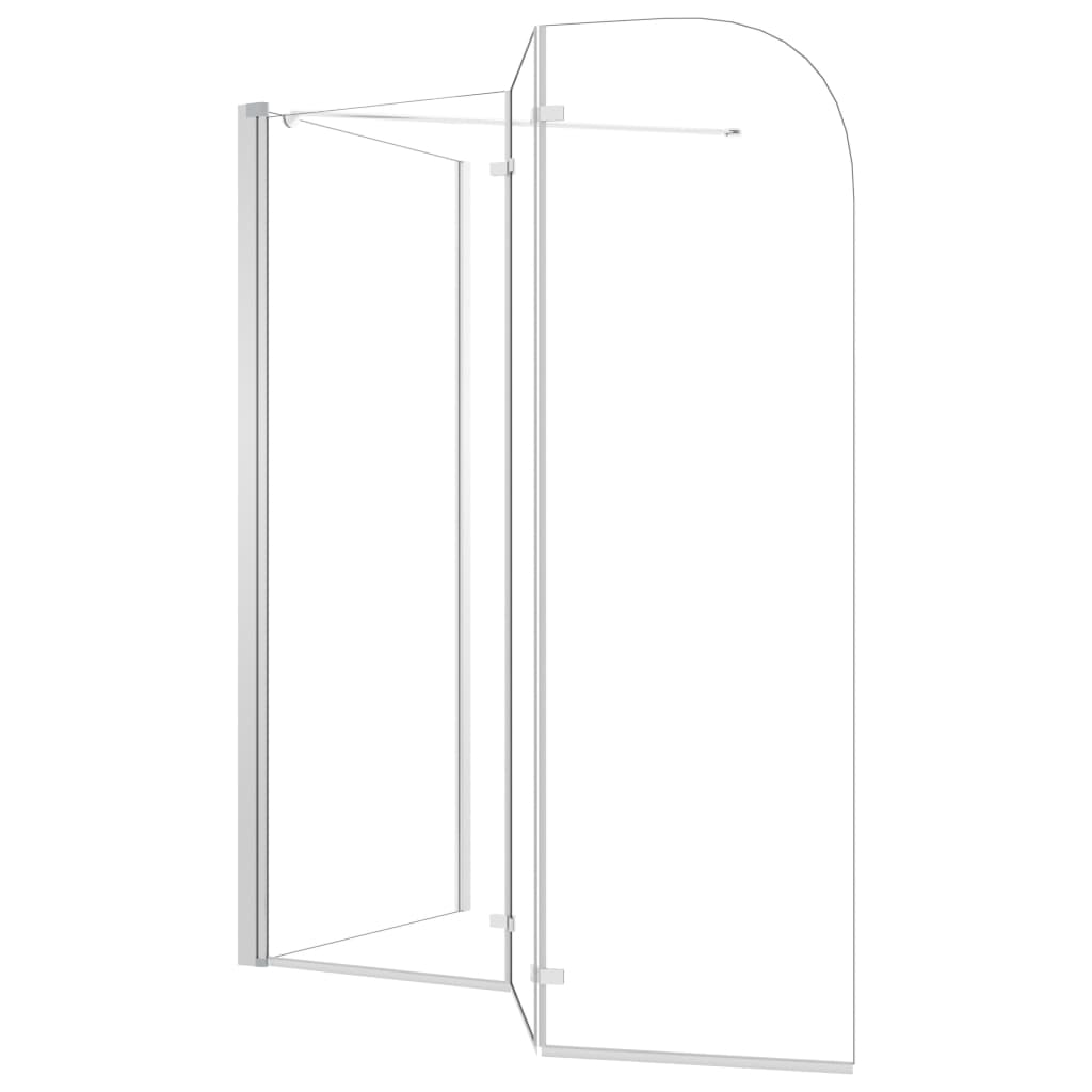 Bath Enclosure 120x69x130 cm Tempered Glass Transparent- Shower Doors & Enclosures - HomeShopIreland - Home Shop Ireland - Shower Doors & Enclosures - Bath Enclosure 120x69x130 cm Tempered Glass Transparent