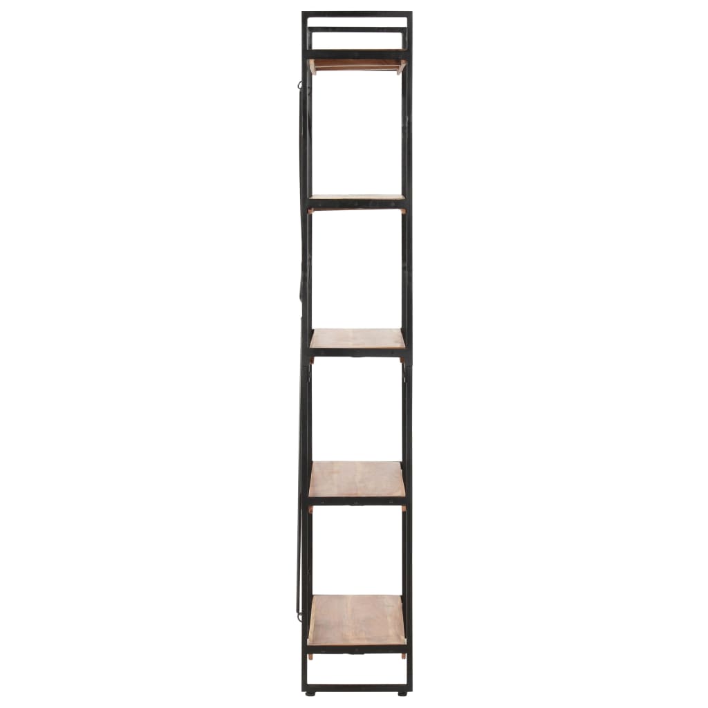 5-Tier Bookcase 140x30x180 cm Solid Acacia Wood- Bookcases & Standing Shelves - HomeShopIreland - Home Shop Ireland - Bookcases & Standing Shelves - 5-Tier Bookcase 140x30x180 cm Solid Acacia Wood