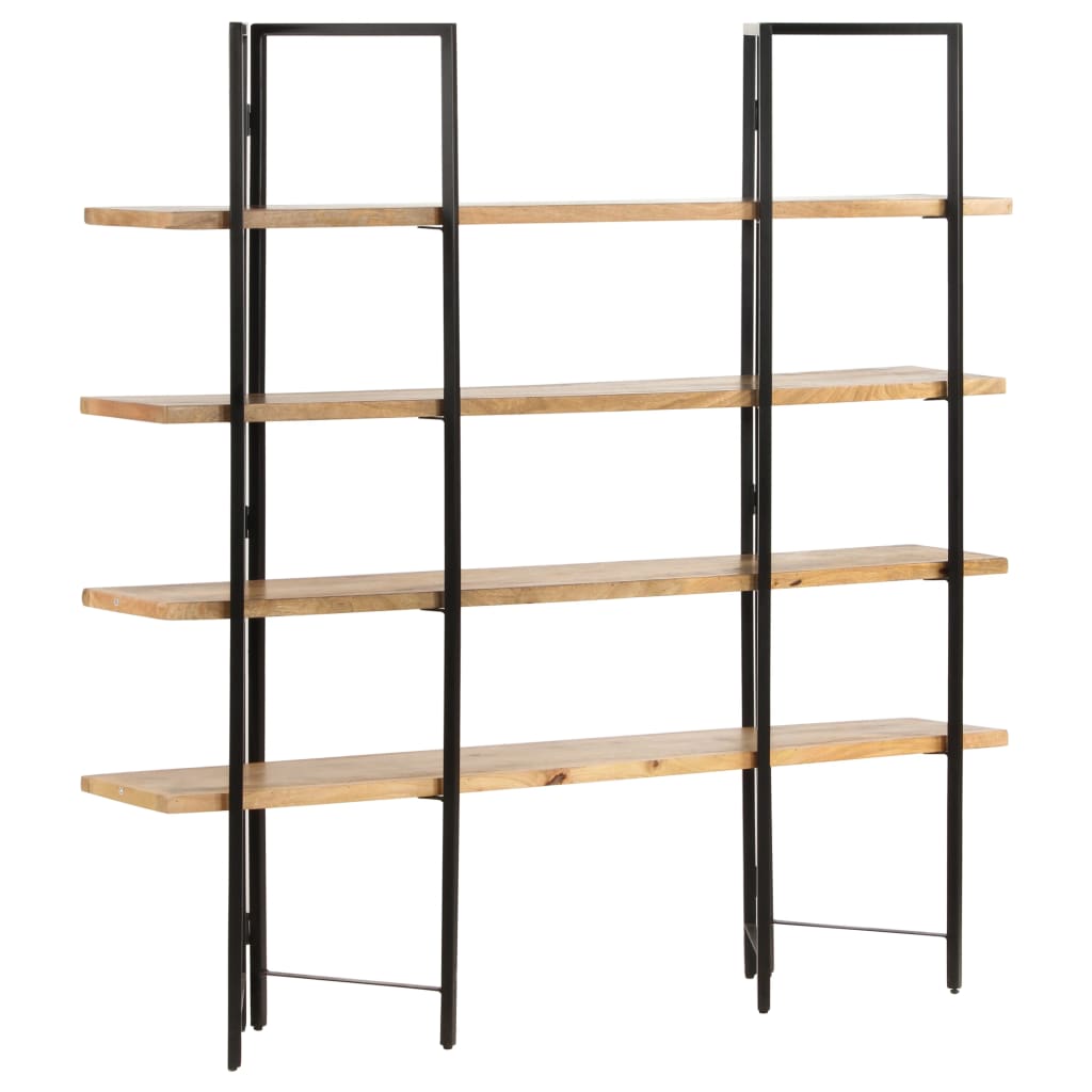 4-Tier Bookcase 160x35x160 cm Solid Mango Wood- Bookcases & Standing Shelves - HomeShopIreland - Home Shop Ireland - Bookcases & Standing Shelves - 4-Tier Bookcase 160x35x160 cm Solid Mango Wood