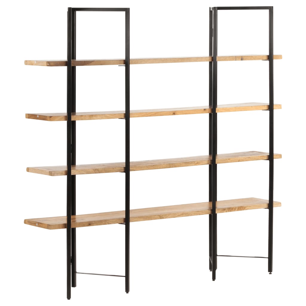 4-Tier Bookcase 160x35x160 cm Solid Mango Wood- Bookcases & Standing Shelves - HomeShopIreland - Home Shop Ireland - Bookcases & Standing Shelves - 4-Tier Bookcase 160x35x160 cm Solid Mango Wood