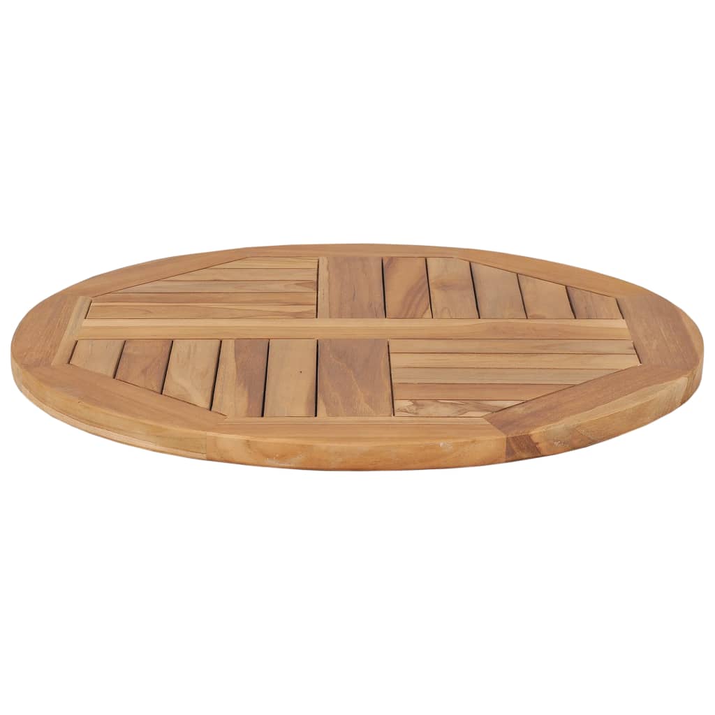 Table Top Solid Teak Wood Round 2,5 cm 60 cm- Table Tops - HomeShopIreland - Home Shop Ireland - Table Tops - Table Top Solid Teak Wood Round 2,5 cm 60 cm