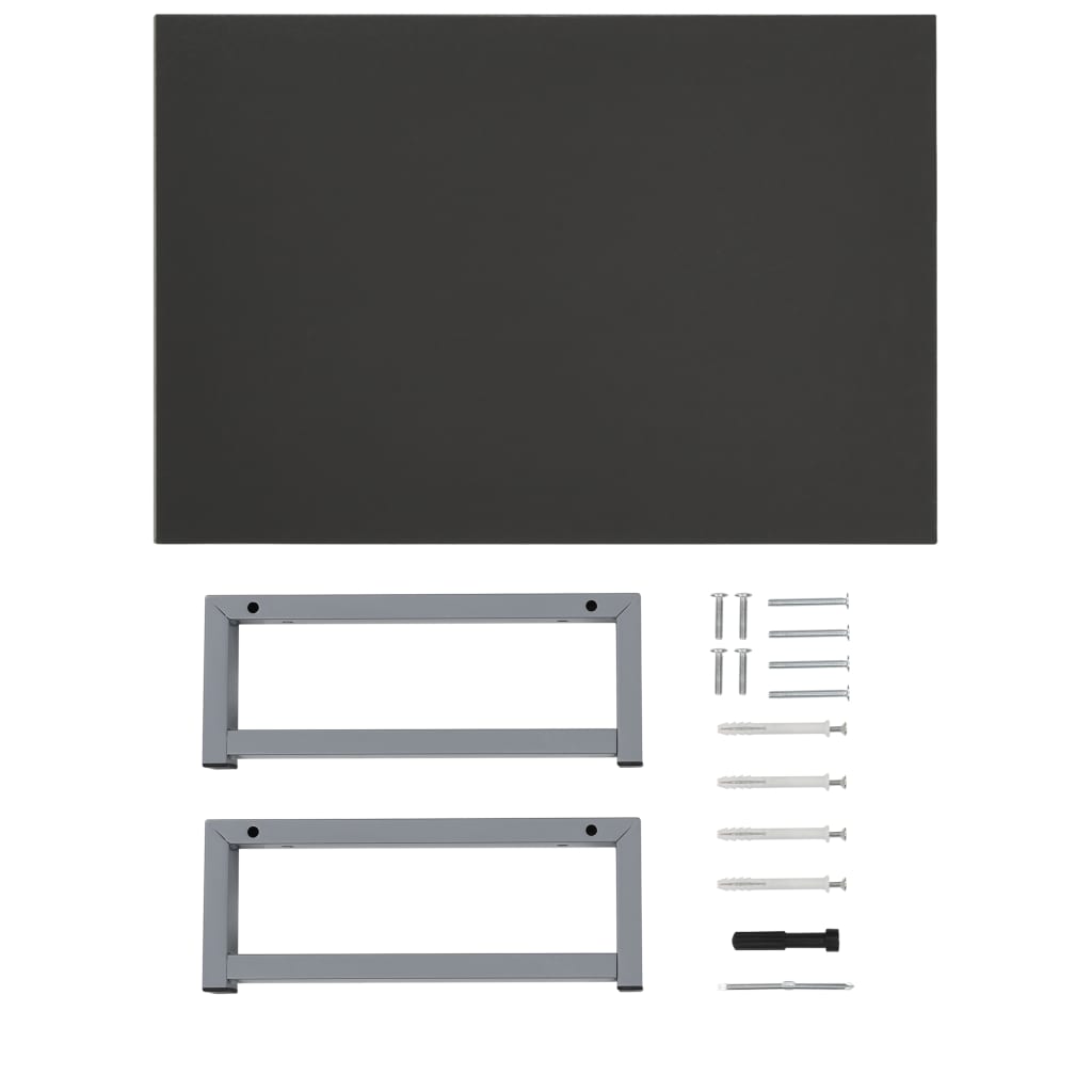 Two Piece Bathroom Furniture Set Ceramic Grey- Bathroom Furniture Sets - HomeShopIreland - Home Shop Ireland - Bathroom Furniture Sets - Two Piece Bathroom Furniture Set Ceramic Grey