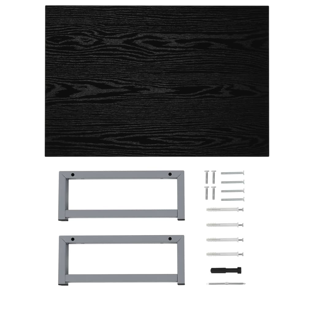 Two Piece Bathroom Furniture Set Ceramic Black- Bathroom Furniture Sets - HomeShopIreland - Home Shop Ireland - Bathroom Furniture Sets - Two Piece Bathroom Furniture Set Ceramic Black