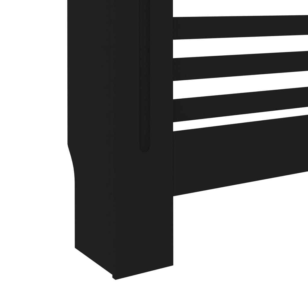 Radiator Cover Black 172x19x81 cm MDF- Heating Radiator Accessories - HomeShopIreland - Home Shop Ireland - Heating Radiator Accessories - Radiator Cover Black 172x19x81 cm MDF