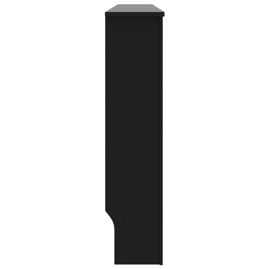 Radiator Cover Black 172x19x81 cm MDF- Heating Radiator Accessories - HomeShopIreland - Home Shop Ireland - Heating Radiator Accessories - Radiator Cover Black 172x19x81 cm MDF