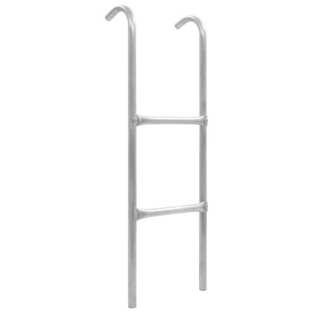 2-Step Trampoline Ladder Steel Silver 102.6 cm- Trampoline Accessories - HomeShopIreland - Home Shop Ireland - Trampoline Accessories - 2-Step Trampoline Ladder Steel Silver 102.6 cm