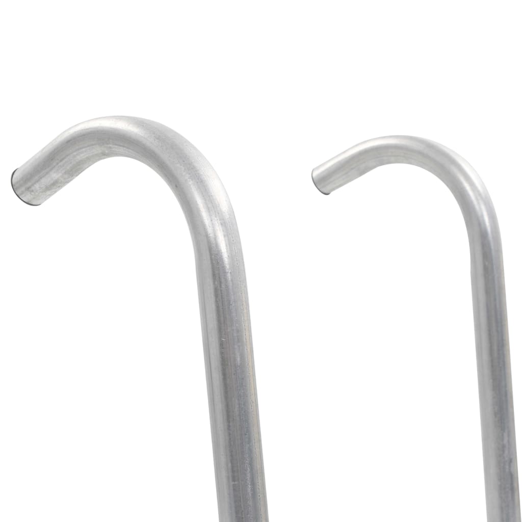 2-Step Trampoline Ladder Steel Silver 102.6 cm- Trampoline Accessories - HomeShopIreland - Home Shop Ireland - Trampoline Accessories - 2-Step Trampoline Ladder Steel Silver 102.6 cm