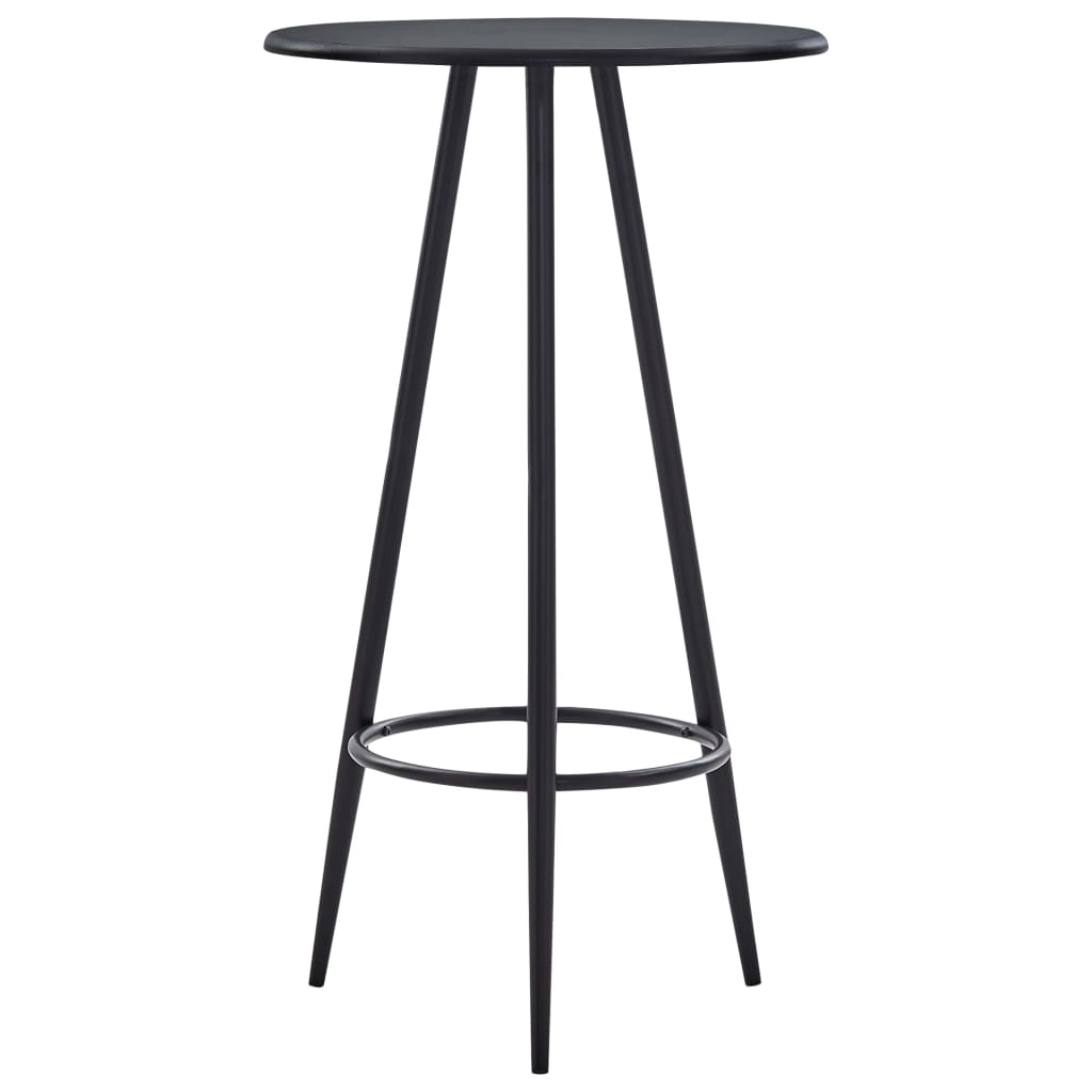 3 Piece Bar Set Plastic Black- Kitchen & Dining Furniture Sets - HomeShopIreland - Home Shop Ireland - Kitchen & Dining Furniture Sets - 3 Piece Bar Set Plastic Black