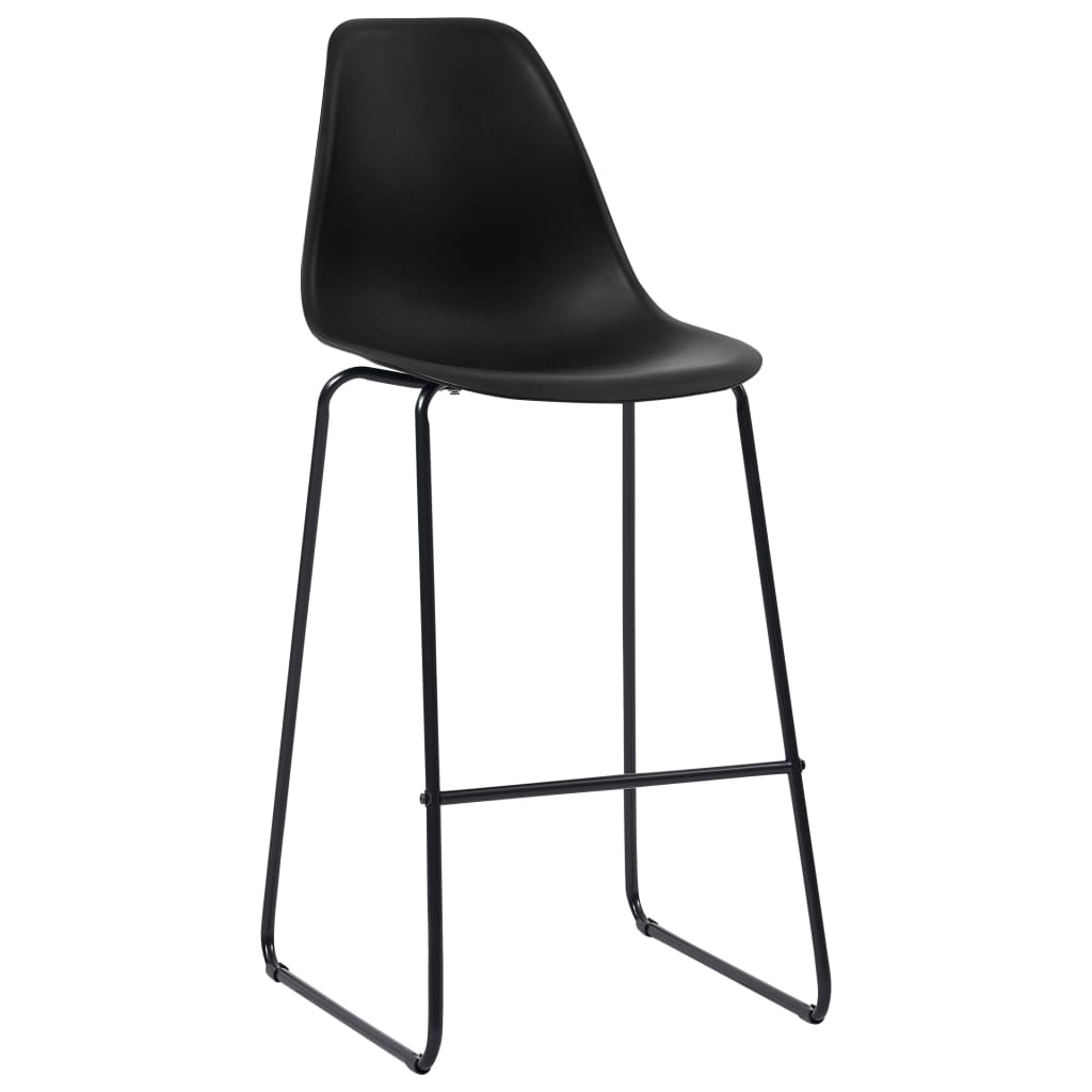 3 Piece Bar Set Plastic Black- Kitchen & Dining Furniture Sets - HomeShopIreland - Home Shop Ireland - Kitchen & Dining Furniture Sets - 3 Piece Bar Set Plastic Black