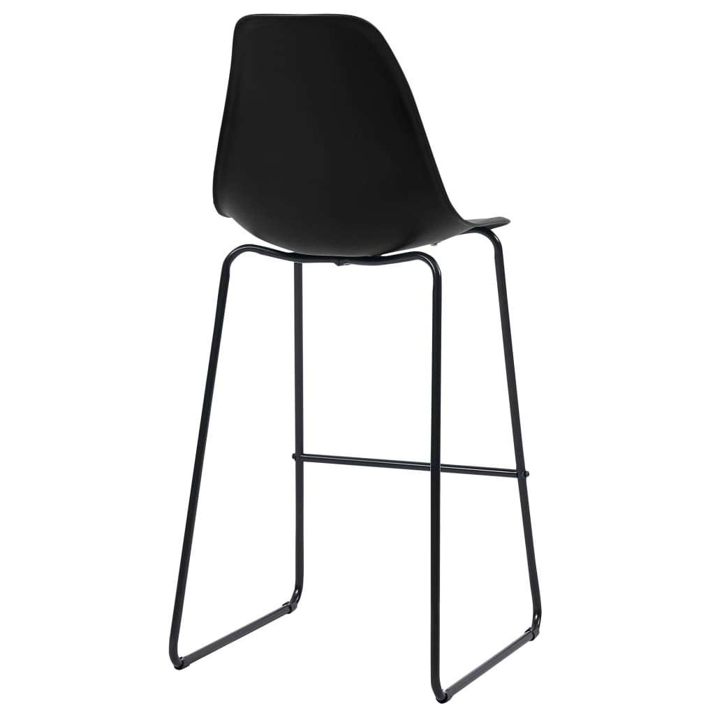 3 Piece Bar Set Plastic Black- Kitchen & Dining Furniture Sets - HomeShopIreland - Home Shop Ireland - Kitchen & Dining Furniture Sets - 3 Piece Bar Set Plastic Black