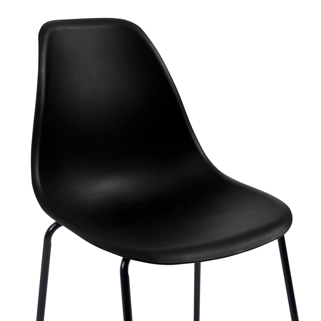 3 Piece Bar Set Plastic Black- Kitchen & Dining Furniture Sets - HomeShopIreland - Home Shop Ireland - Kitchen & Dining Furniture Sets - 3 Piece Bar Set Plastic Black