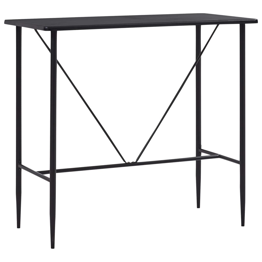 5 Piece Bar Set Plastic Black- Kitchen & Dining Furniture Sets - HomeShopIreland - Home Shop Ireland - Kitchen & Dining Furniture Sets - 5 Piece Bar Set Plastic Black