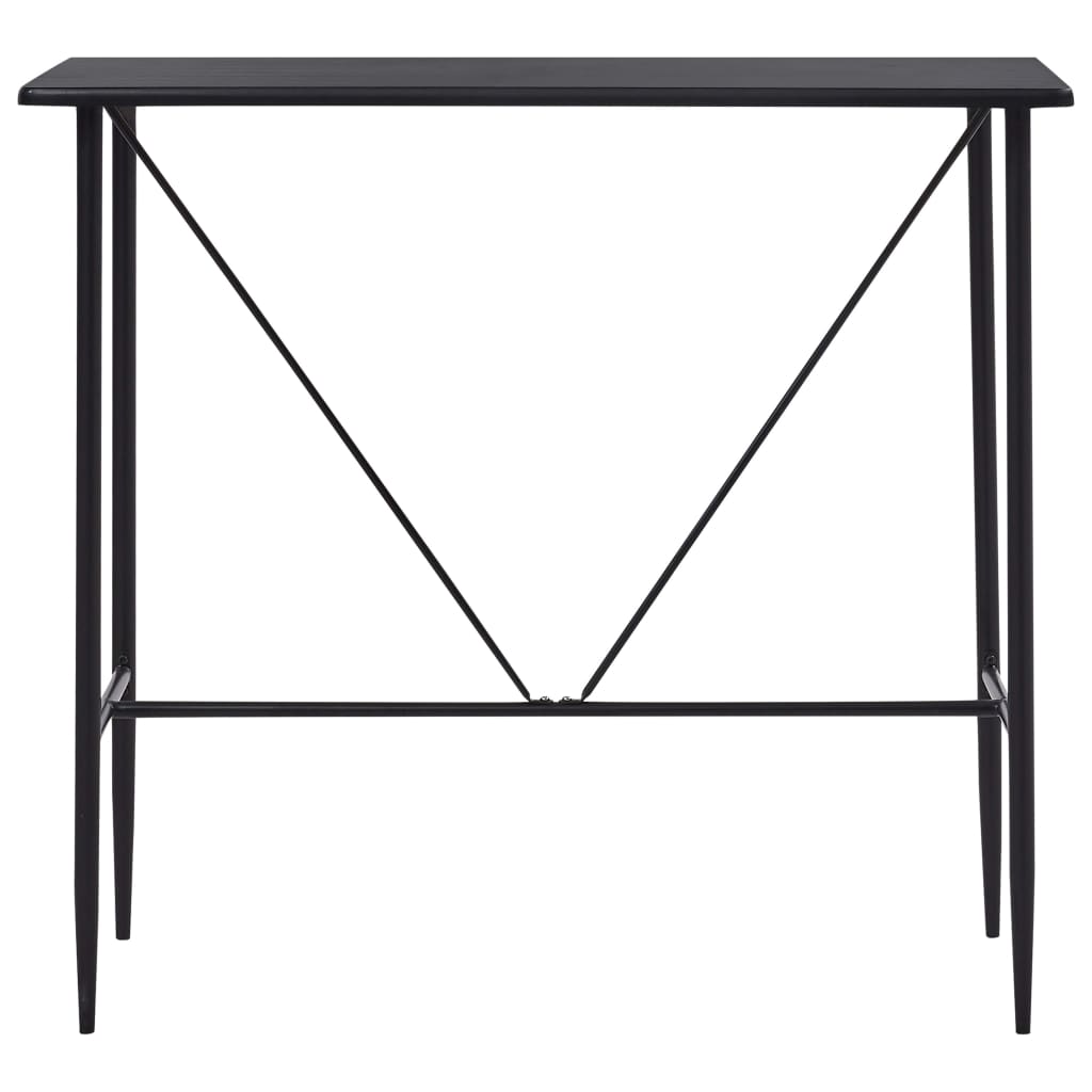 5 Piece Bar Set Plastic Black- Kitchen & Dining Furniture Sets - HomeShopIreland - Home Shop Ireland - Kitchen & Dining Furniture Sets - 5 Piece Bar Set Plastic Black