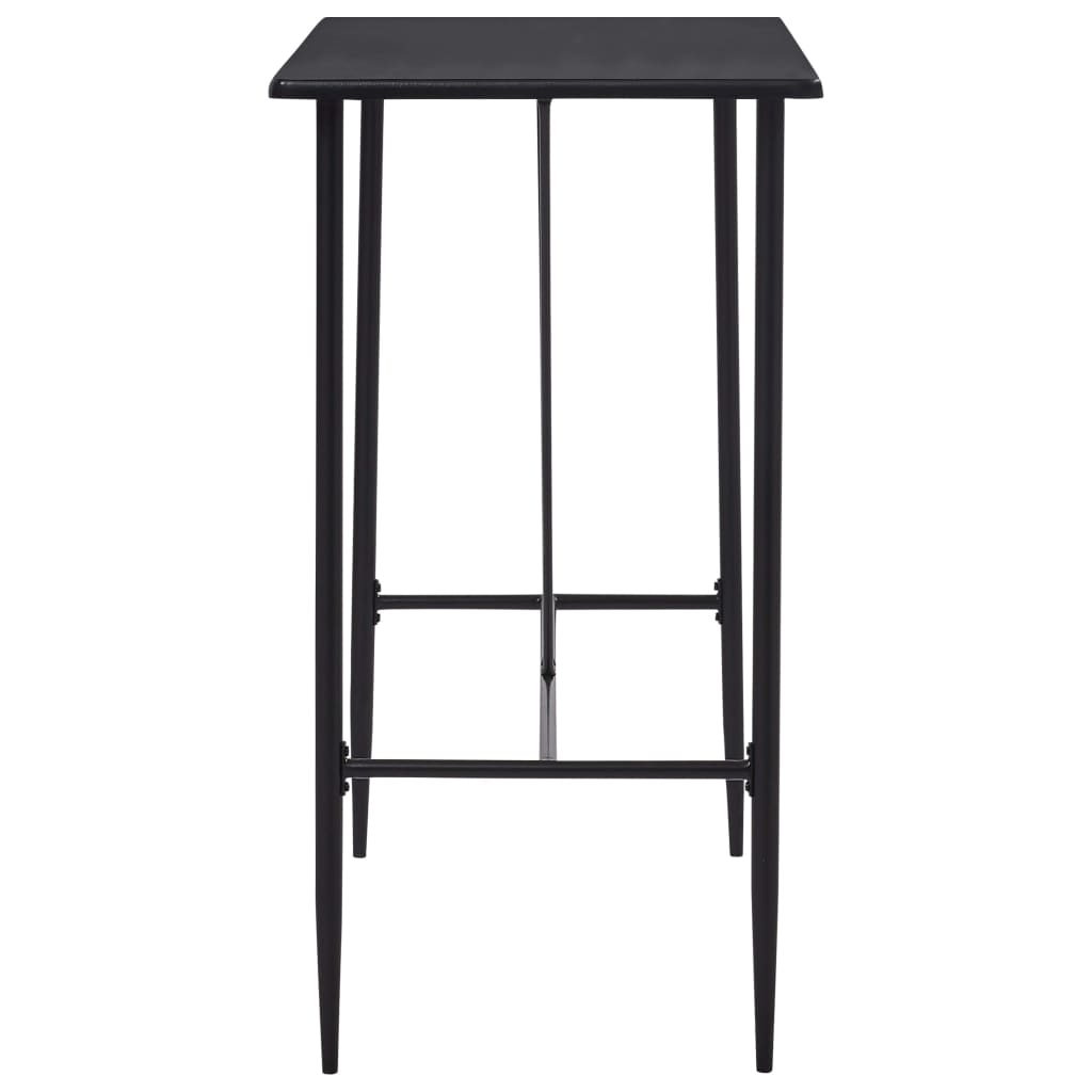5 Piece Bar Set Plastic Black- Kitchen & Dining Furniture Sets - HomeShopIreland - Home Shop Ireland - Kitchen & Dining Furniture Sets - 5 Piece Bar Set Plastic Black
