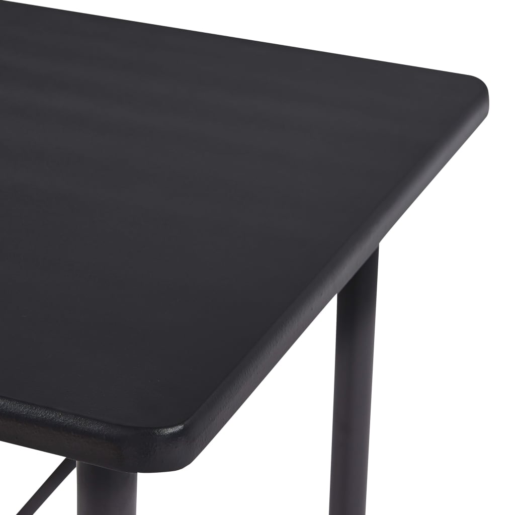 5 Piece Bar Set Plastic Black- Kitchen & Dining Furniture Sets - HomeShopIreland - Home Shop Ireland - Kitchen & Dining Furniture Sets - 5 Piece Bar Set Plastic Black