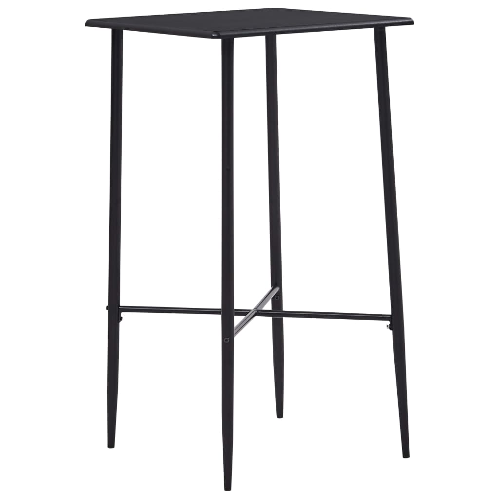 5 Piece Bar Set Plastic Black- Kitchen & Dining Furniture Sets - HomeShopIreland - Home Shop Ireland - Kitchen & Dining Furniture Sets - 5 Piece Bar Set Plastic Black