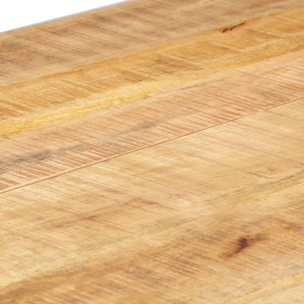 Dining Table 140x70x76 cm Solid Rough Mango Wood- Kitchen & Dining Room Tables - HomeShopIreland - Home Shop Ireland - Kitchen & Dining Room Tables - Dining Table 140x70x76 cm Solid Rough Mango Wood