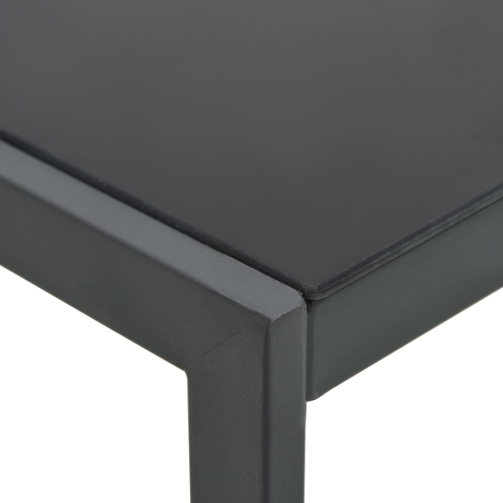 Sun Loungers 2 pcs with Table Textilene and Steel- Sunloungers - HomeShopIreland - Home Shop Ireland - Sunloungers - Sun Loungers 2 pcs with Table Textilene and Steel