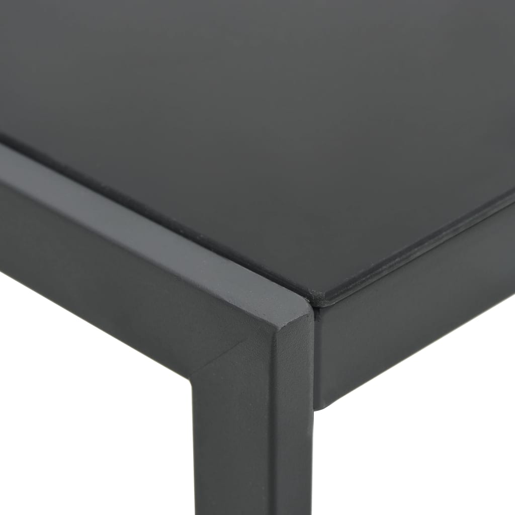 Sun Loungers 2 pcs with Table Textilene and Steel- Sunloungers - HomeShopIreland - Home Shop Ireland - Sunloungers - Sun Loungers 2 pcs with Table Textilene and Steel