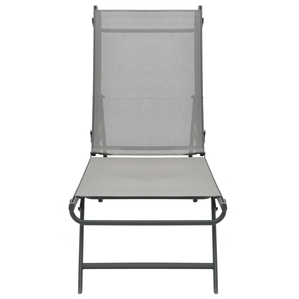 Sun Loungers 2 pcs Textilene and Steel- Sunloungers - HomeShopIreland - Home Shop Ireland - Sunloungers - Sun Loungers 2 pcs Textilene and Steel