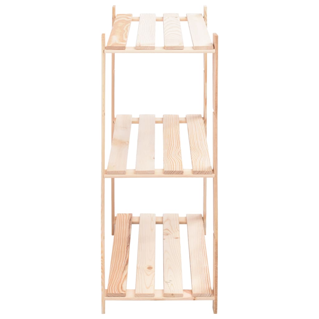 3-Tier Storage Racks 10 pcs 80x38x90 cm Solid Pinewood 150 kg- Industrial Shelving - HomeShopIreland - Home Shop Ireland - Industrial Shelving - 3-Tier Storage Racks 10 pcs 80x38x90 cm Solid Pinewood 150 kg