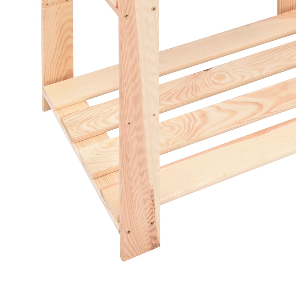3-Tier Storage Racks 10 pcs 80x38x90 cm Solid Pinewood 150 kg- Industrial Shelving - HomeShopIreland - Home Shop Ireland - Industrial Shelving - 3-Tier Storage Racks 10 pcs 80x38x90 cm Solid Pinewood 150 kg