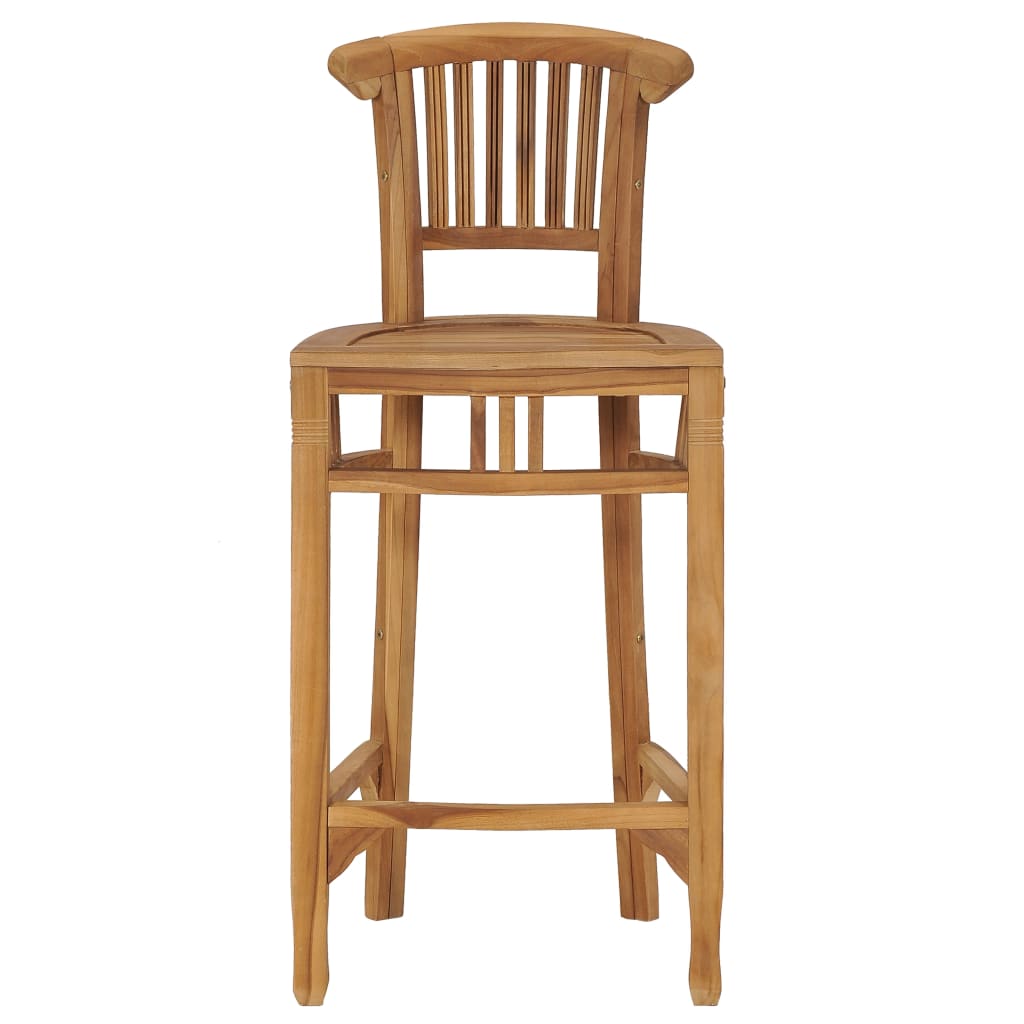 Bar Chair Solid Teak Wood- Table & Bar Stools - HomeShopIreland - Home Shop Ireland - Table & Bar Stools - Bar Chair Solid Teak Wood