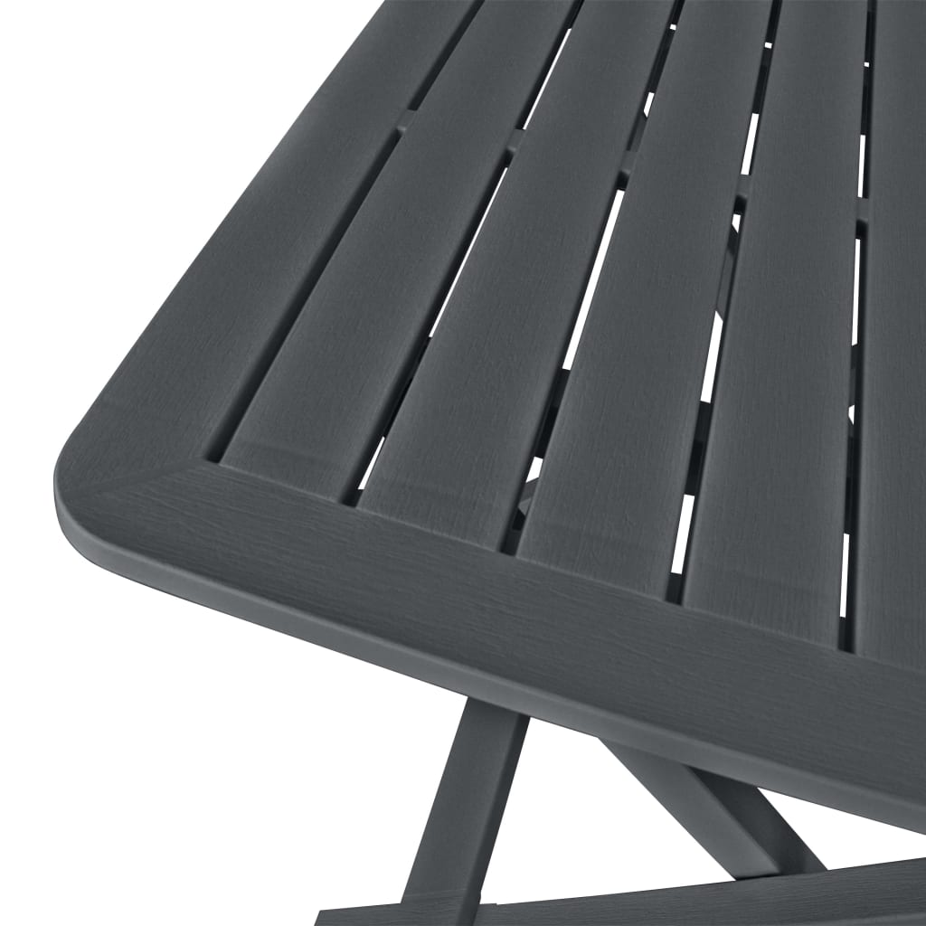 3 Piece Folding Bistro Set Plastic Anthracite- Outdoor Furniture Sets - HomeShopIreland - Home Shop Ireland - Outdoor Furniture Sets - 3 Piece Folding Bistro Set Plastic Anthracite