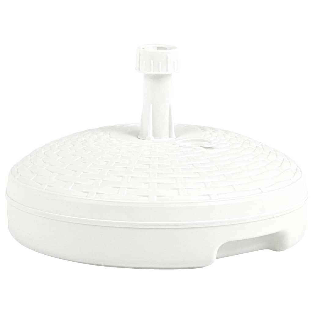 Umbrella Base Sand/Water Filled 20 L White Plastic- Outdoor Umbrella Bases - HomeShopIreland - Home Shop Ireland - Outdoor Umbrella Bases - Umbrella Base Sand/Water Filled 20 L White Plastic