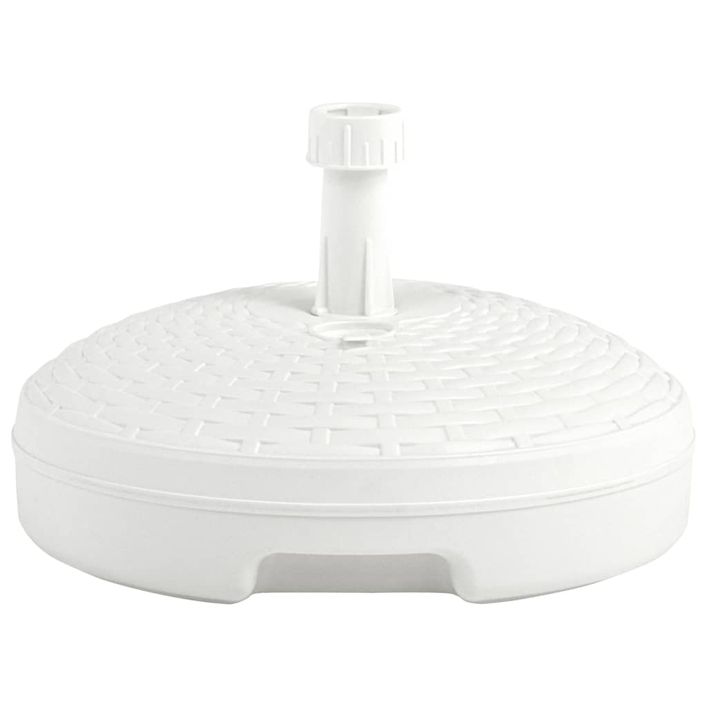 Umbrella Base Sand/Water Filled 20 L White Plastic- Outdoor Umbrella Bases - HomeShopIreland - Home Shop Ireland - Outdoor Umbrella Bases - Umbrella Base Sand/Water Filled 20 L White Plastic