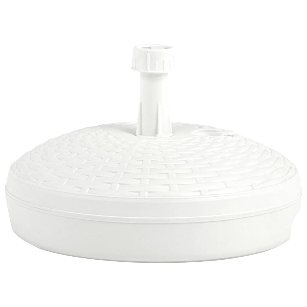 Umbrella Base Sand/Water Filled 20 L White Plastic- Outdoor Umbrella Bases - HomeShopIreland - Home Shop Ireland - Outdoor Umbrella Bases - Umbrella Base Sand/Water Filled 20 L White Plastic