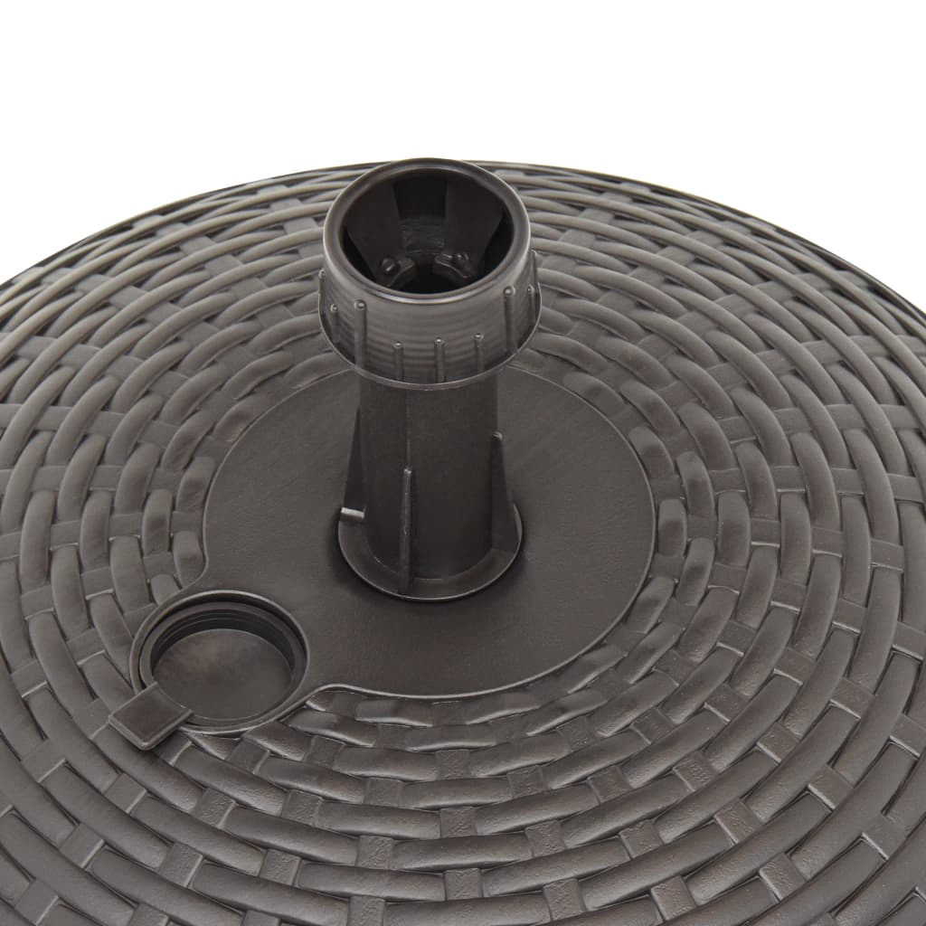 Umbrella Base Sand/Water Filled 20 L Brown Plastic- Outdoor Umbrella Bases - HomeShopIreland - Home Shop Ireland - Outdoor Umbrella Bases - Umbrella Base Sand/Water Filled 20 L Brown Plastic