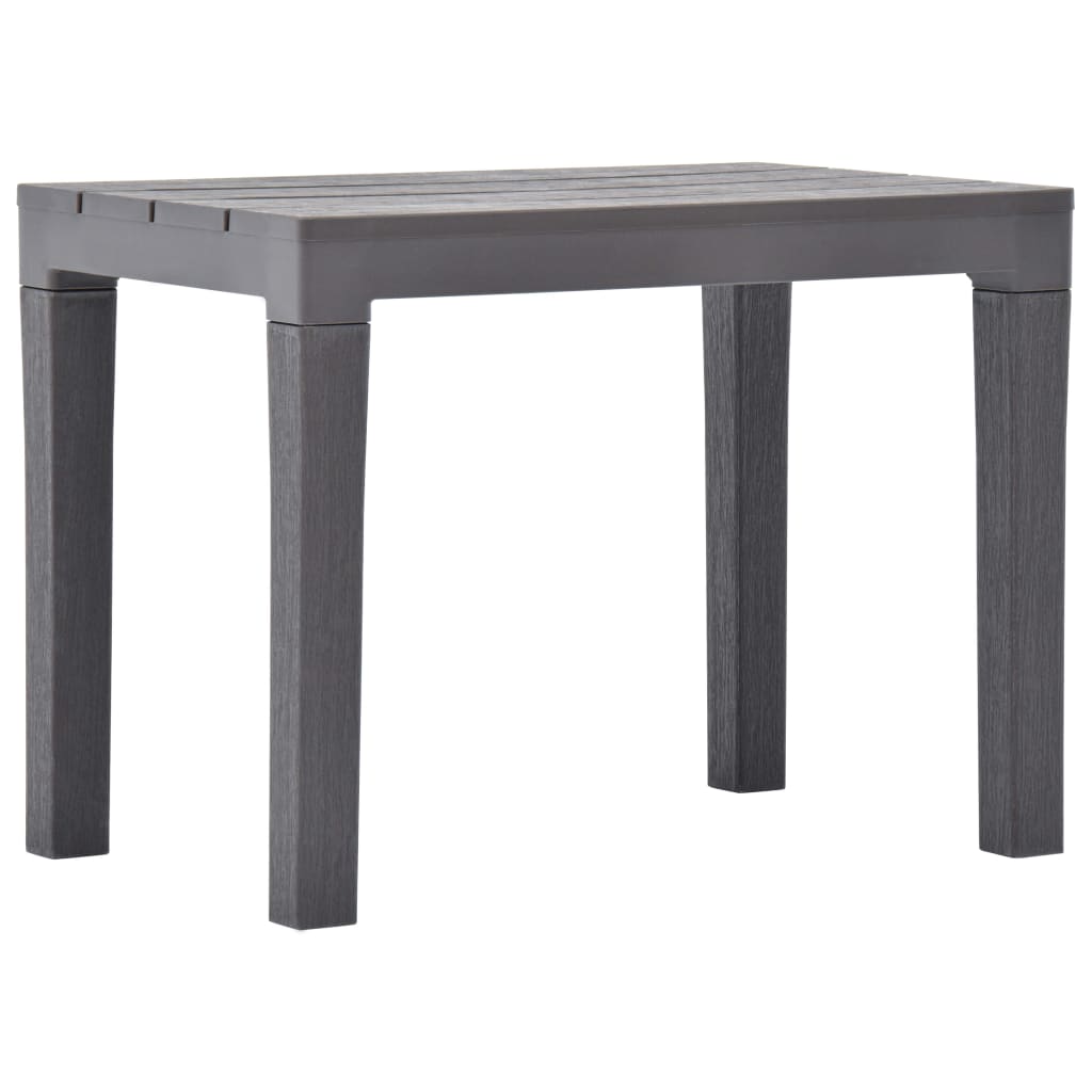 Garden Table with 2 Benches Plastic Brown- Outdoor Furniture Sets - HomeShopIreland - Home Shop Ireland - Outdoor Furniture Sets - Garden Table with 2 Benches Plastic Brown