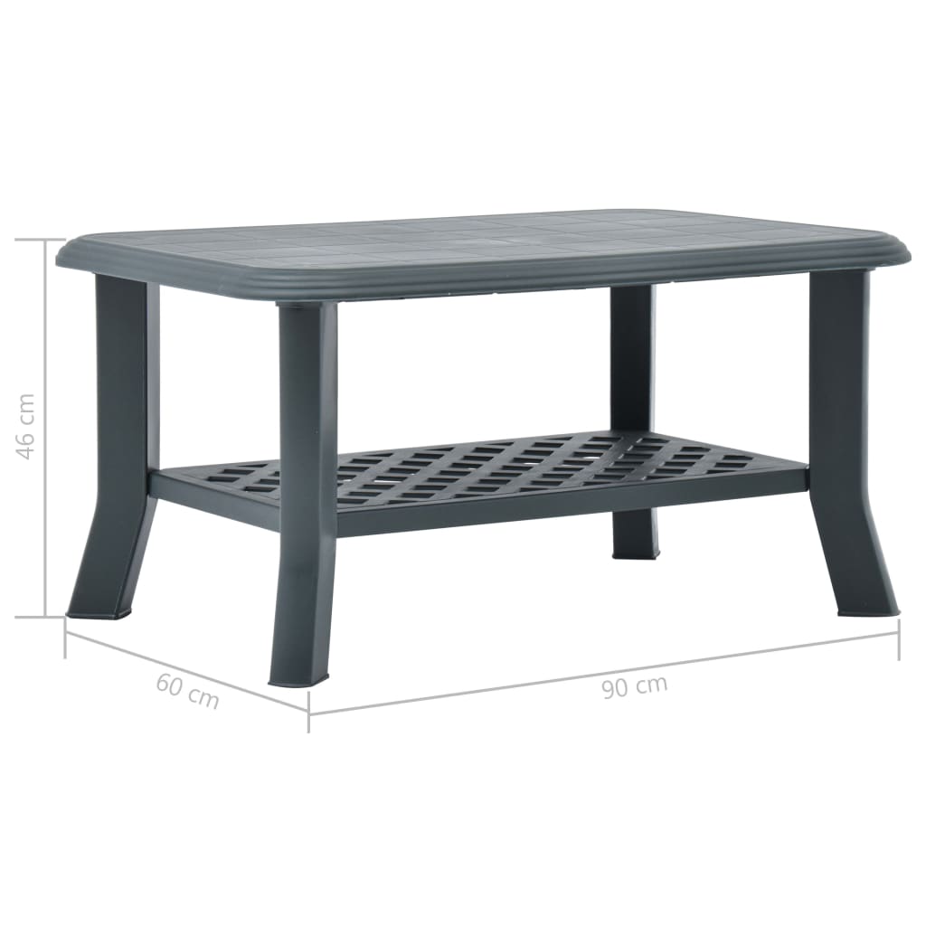 Coffee Table Green 90x60x46 cm Plastic- Coffee Tables - HomeShopIreland - Home Shop Ireland - Coffee Tables - Coffee Table Green 90x60x46 cm Plastic