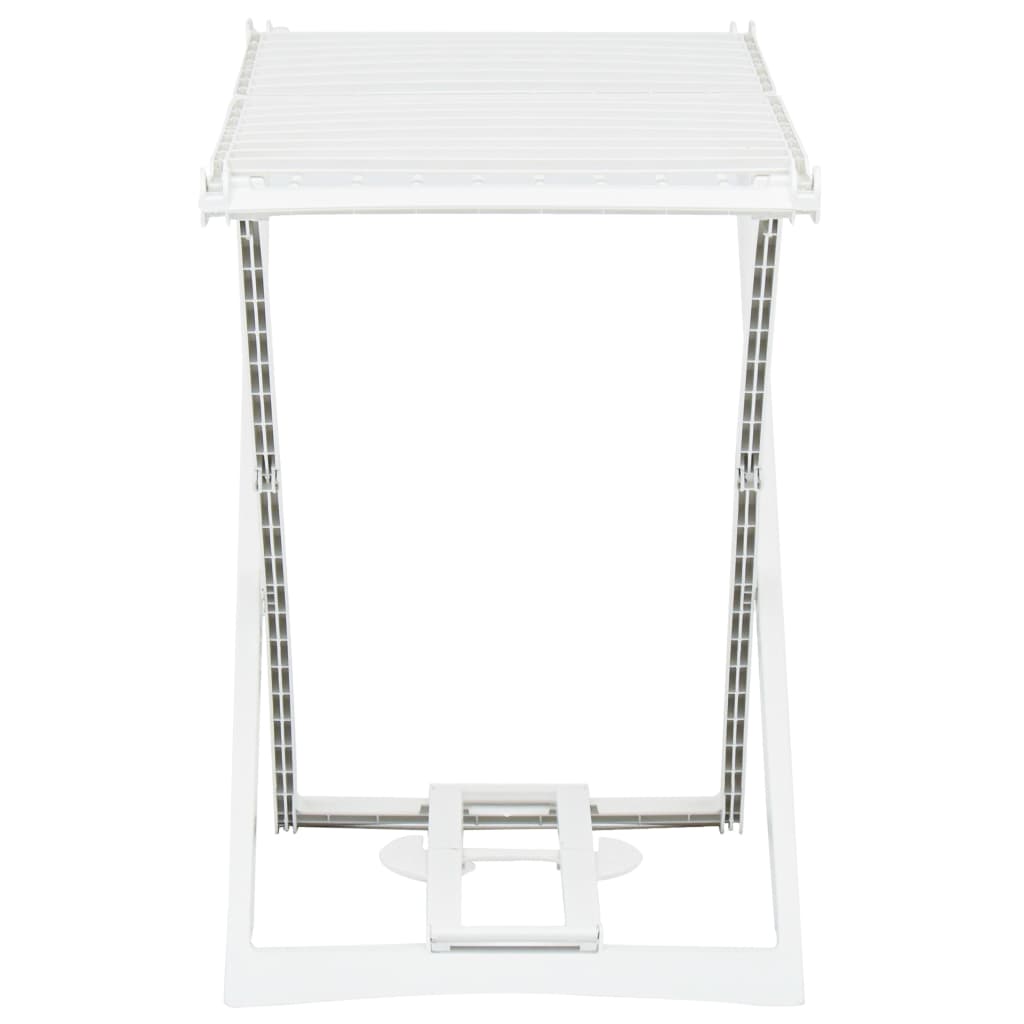 Folding Clothes Dry Rack White Plastic- Drying Racks & Hangers - HomeShopIreland - Home Shop Ireland - Drying Racks & Hangers - Folding Clothes Dry Rack White Plastic