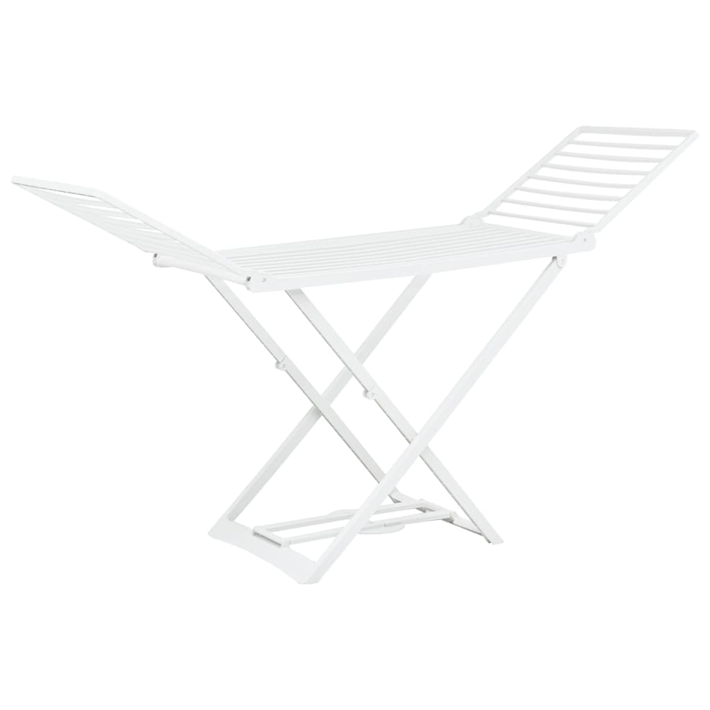 Folding Clothes Dry Rack White Plastic- Drying Racks & Hangers - HomeShopIreland - Home Shop Ireland - Drying Racks & Hangers - Folding Clothes Dry Rack White Plastic