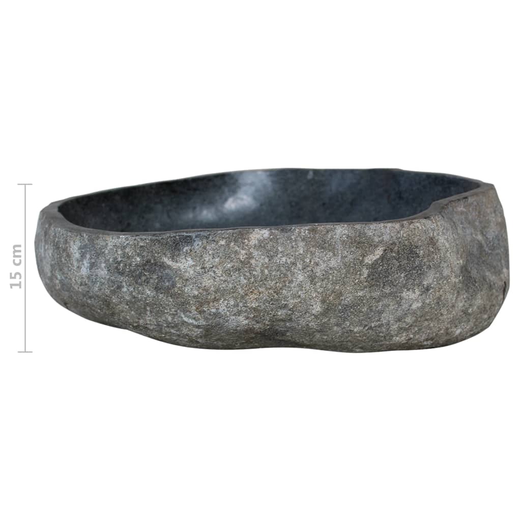 Basin River Stone Oval 46-52 cm- Bathroom Basins - HomeShopIreland - Home Shop Ireland - Bathroom Basins - Basin River Stone Oval 46-52 cm