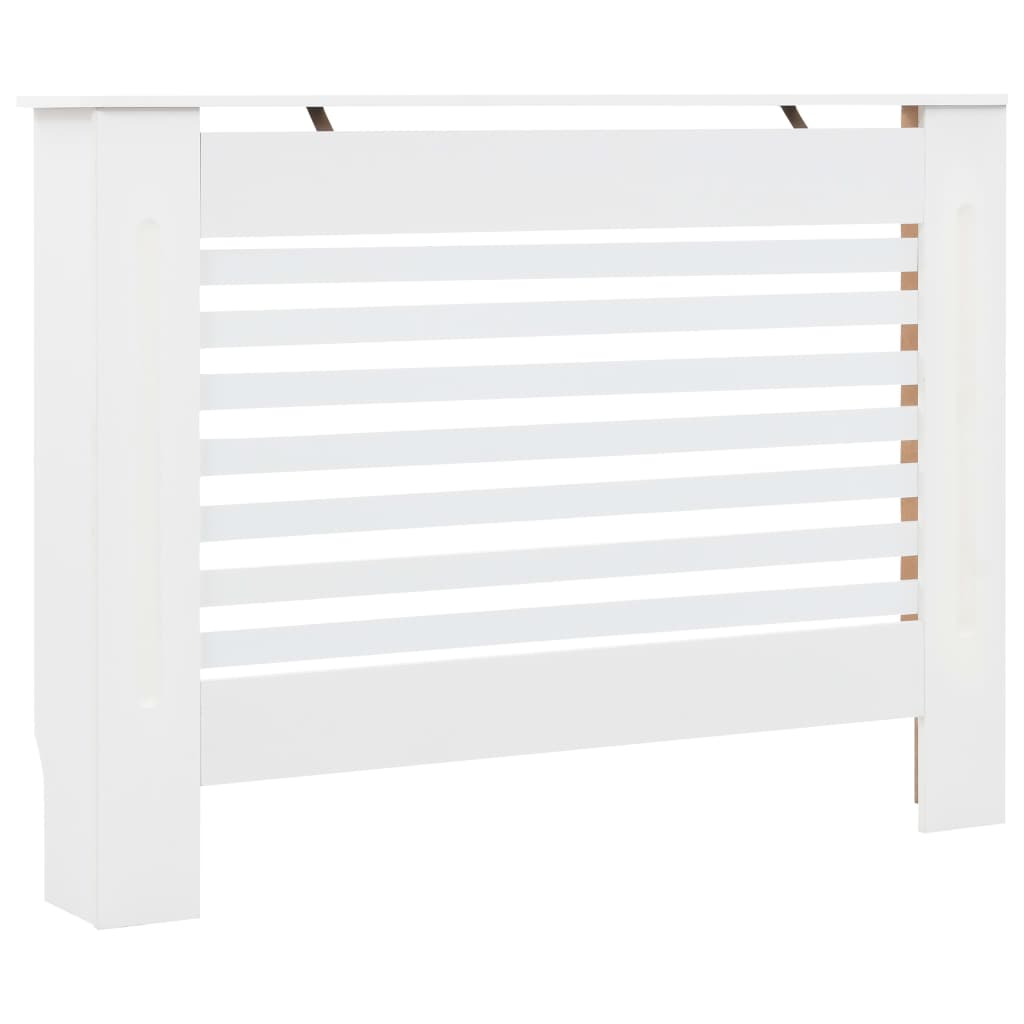 Radiator Covers 2 pcs White 112x19x81.5 cm MDF- Heating Radiator Accessories - HomeShopIreland - Home Shop Ireland - Heating Radiator Accessories - Radiator Covers 2 pcs White 112x19x81.5 cm MDF