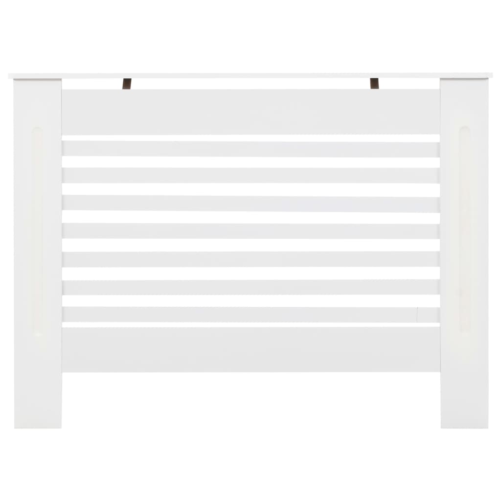 Radiator Covers 2 pcs White 112x19x81.5 cm MDF- Heating Radiator Accessories - HomeShopIreland - Home Shop Ireland - Heating Radiator Accessories - Radiator Covers 2 pcs White 112x19x81.5 cm MDF