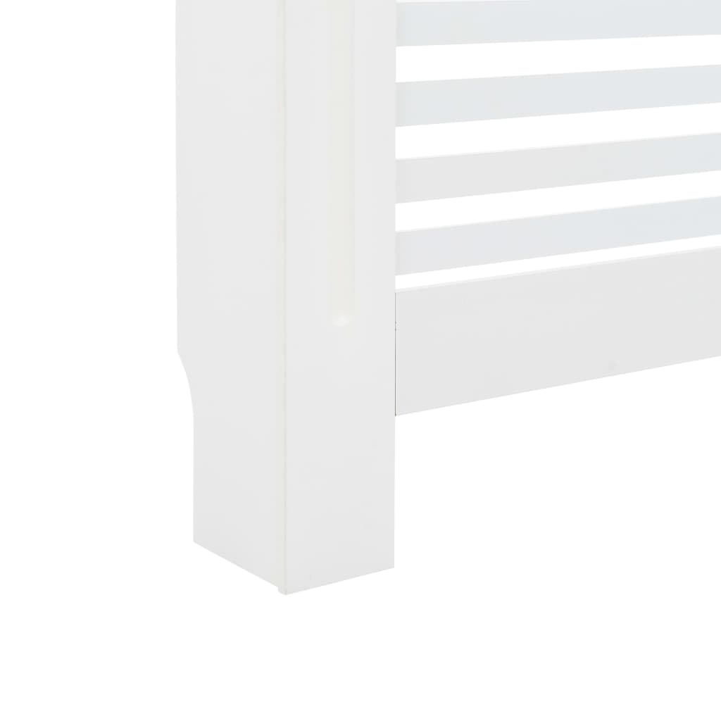 Radiator Covers 2 pcs White 112x19x81.5 cm MDF- Heating Radiator Accessories - HomeShopIreland - Home Shop Ireland - Heating Radiator Accessories - Radiator Covers 2 pcs White 112x19x81.5 cm MDF