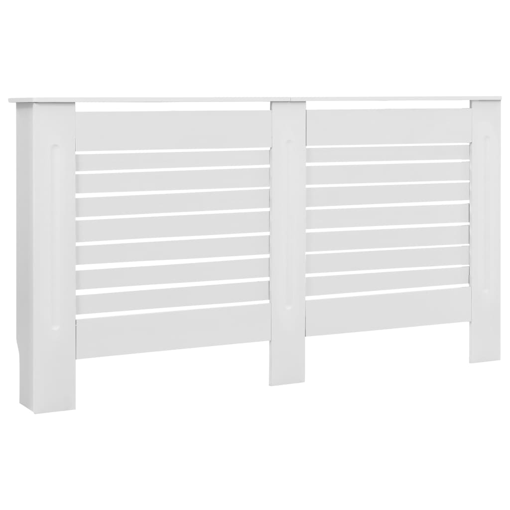 Radiator Covers 2 pcs White 152x19x81.5 cm MDF- Heating Radiator Accessories - HomeShopIreland - Home Shop Ireland - Heating Radiator Accessories - Radiator Covers 2 pcs White 152x19x81.5 cm MDF