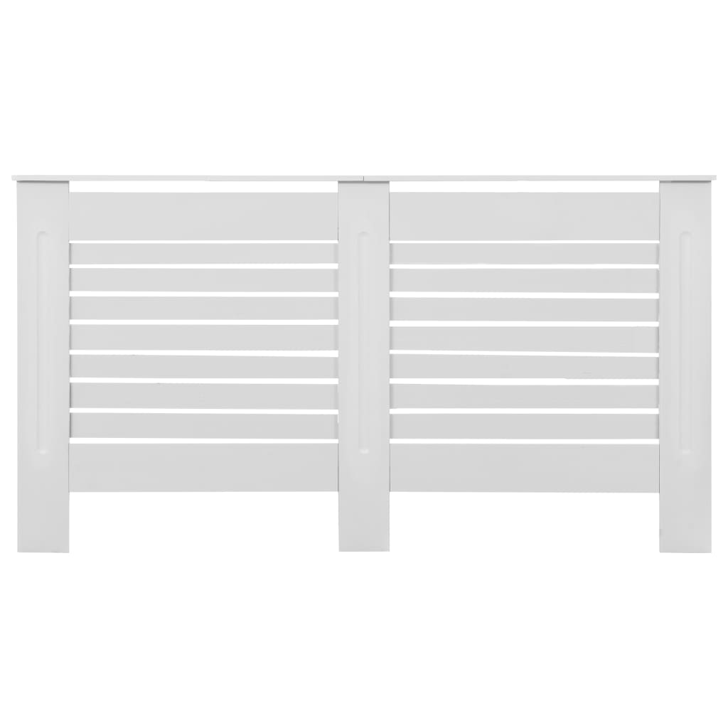 Radiator Covers 2 pcs White 152x19x81.5 cm MDF- Heating Radiator Accessories - HomeShopIreland - Home Shop Ireland - Heating Radiator Accessories - Radiator Covers 2 pcs White 152x19x81.5 cm MDF
