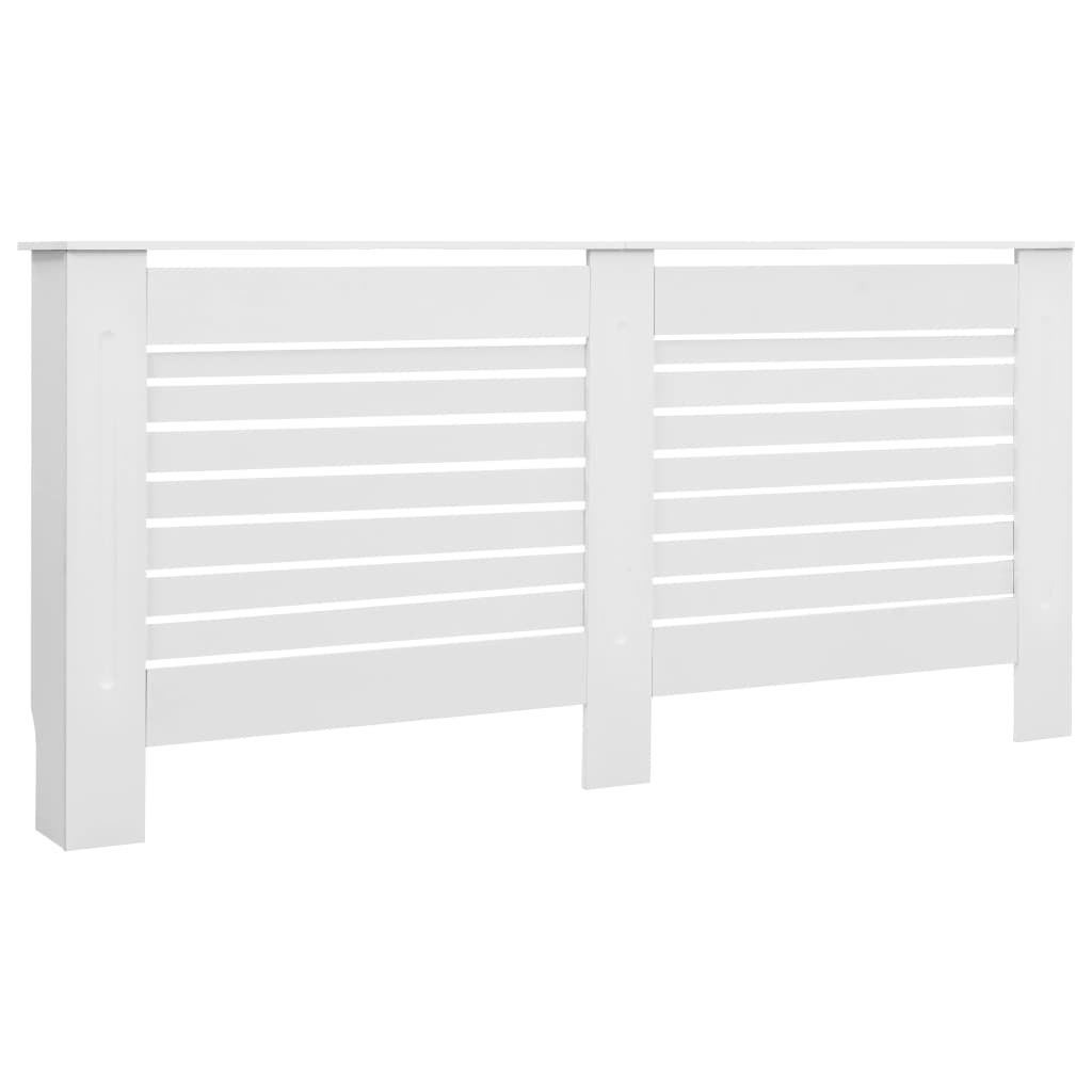 Radiator Covers 2 pcs White 172x19x81.5 cm MDF- Heating Radiator Accessories - HomeShopIreland - Home Shop Ireland - Heating Radiator Accessories - Radiator Covers 2 pcs White 172x19x81.5 cm MDF