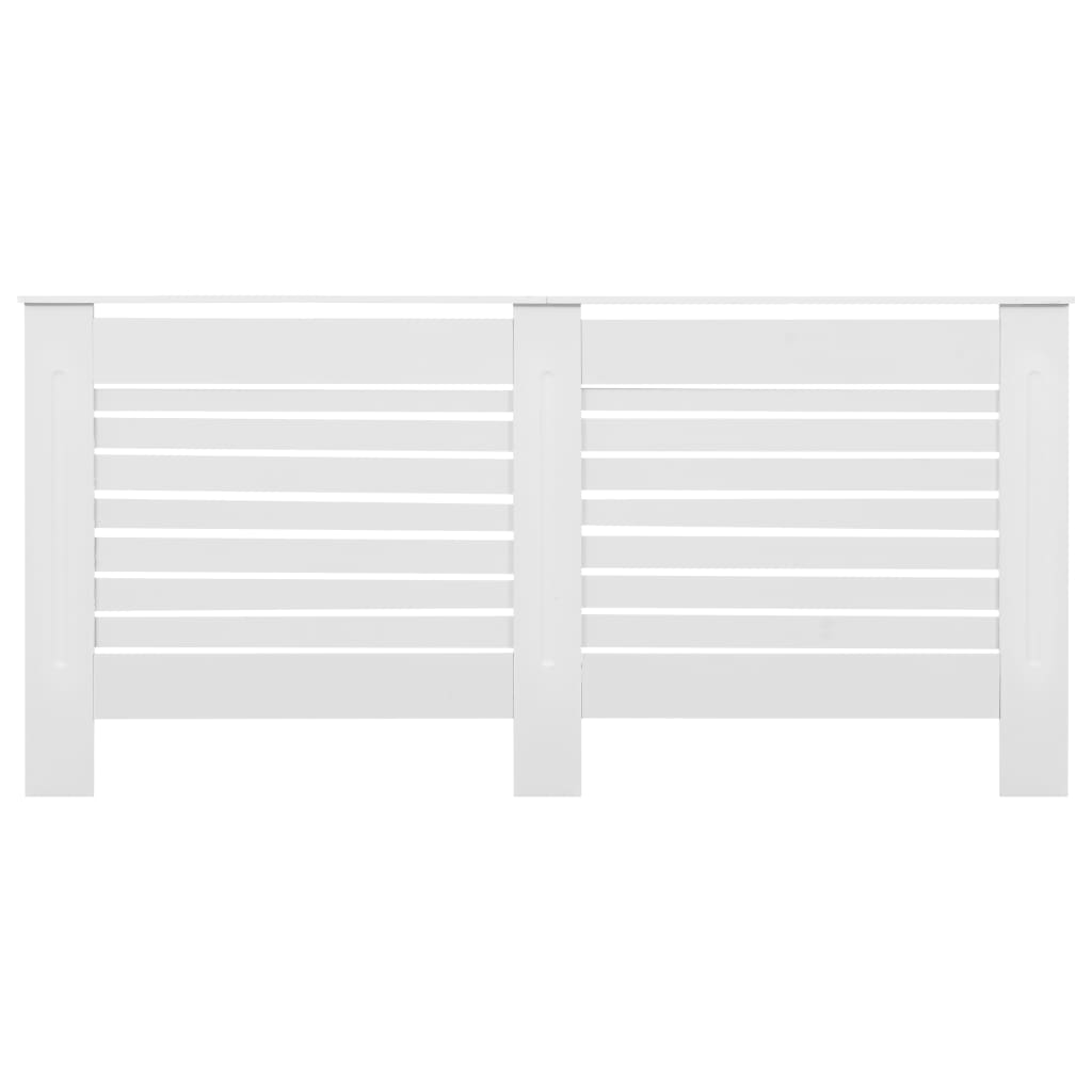 Radiator Covers 2 pcs White 172x19x81.5 cm MDF- Heating Radiator Accessories - HomeShopIreland - Home Shop Ireland - Heating Radiator Accessories - Radiator Covers 2 pcs White 172x19x81.5 cm MDF