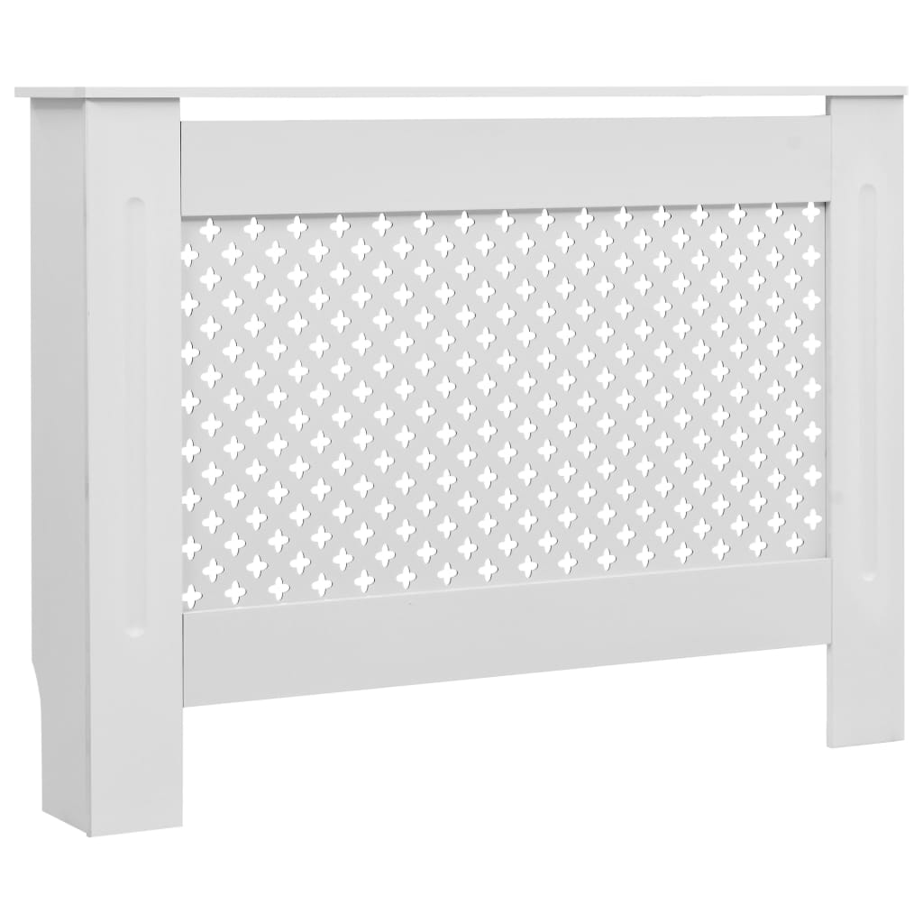 Radiator Covers 2 pcs White 112x19x81.5 cm MDF- Heating Radiator Accessories - HomeShopIreland - Home Shop Ireland - Heating Radiator Accessories - Radiator Covers 2 pcs White 112x19x81.5 cm MDF
