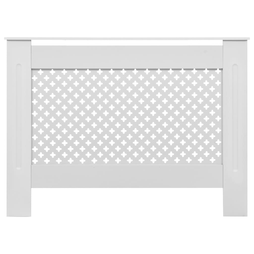 Radiator Covers 2 pcs White 112x19x81.5 cm MDF- Heating Radiator Accessories - HomeShopIreland - Home Shop Ireland - Heating Radiator Accessories - Radiator Covers 2 pcs White 112x19x81.5 cm MDF